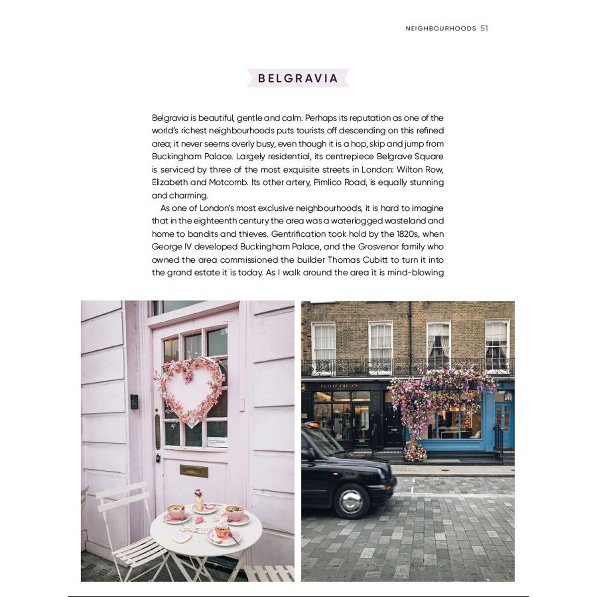 Images and description of Belgravia