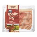 Spoilt Pig Smoked Streaky Bacon 2 x 225g