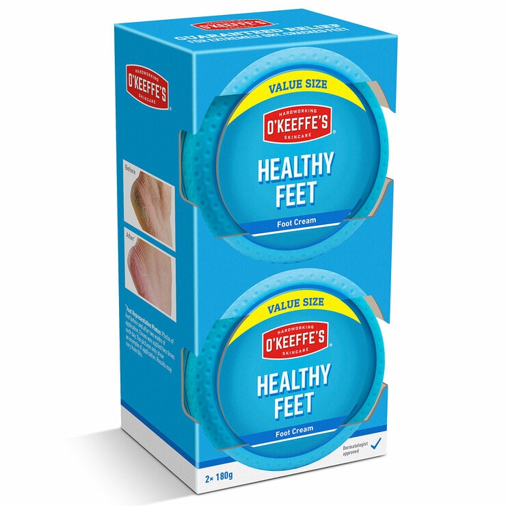O'Keeffe's Healthy Feet Original, 2 x 180ml O'Keeffe's Healthy Feet Original, 2 x 180ml