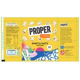 Proper Corn Popcorn Sweet & Salty Mixed Case, 32 x 14g