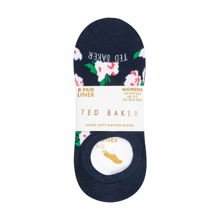 Ted Baker Ladies Liner Sock, 8 Pack