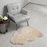 Windward Single Sheepskin Rug in Cream, 60 x 95 cm