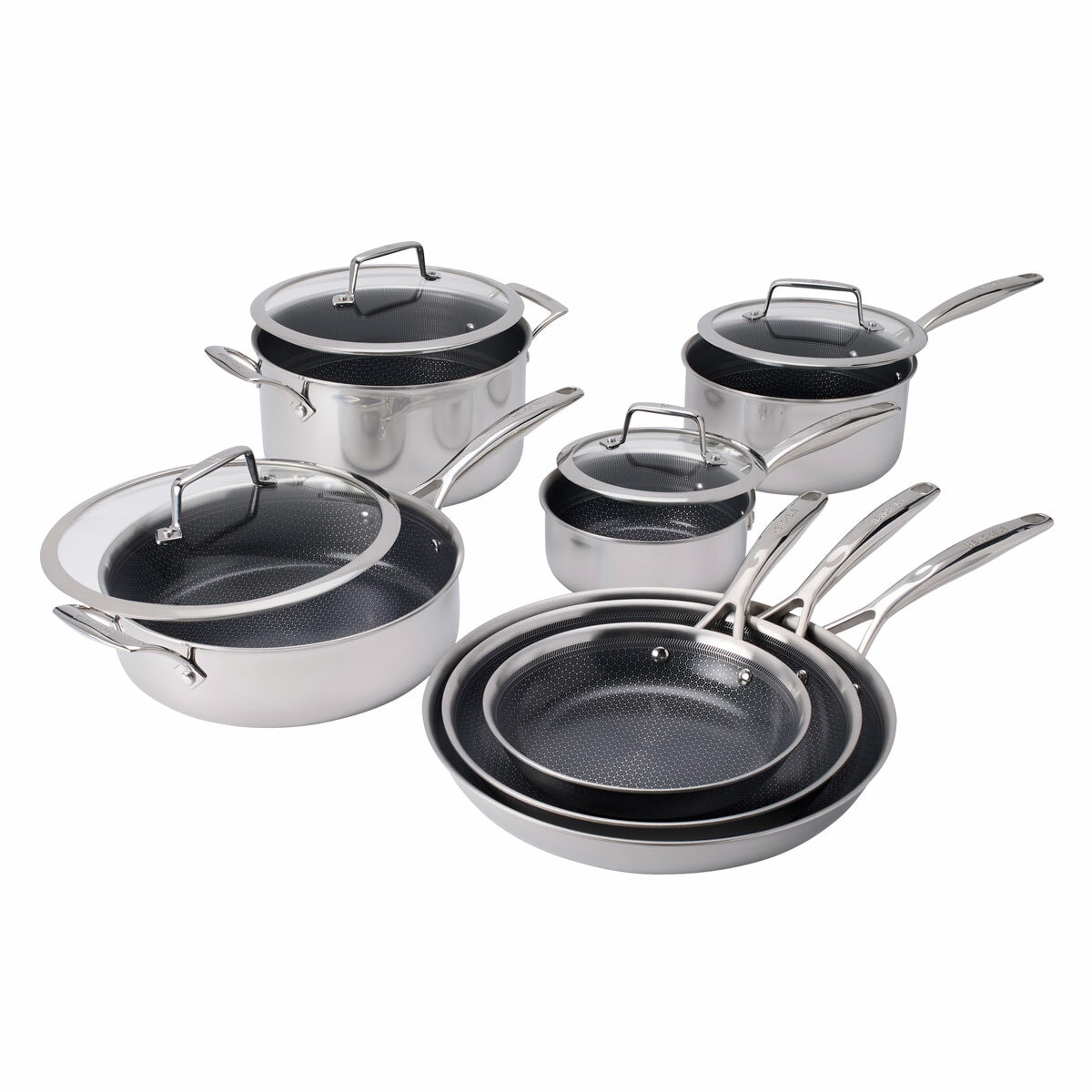 Henckels Paradigm Stainless Steel Cookware Set, 11 Piece