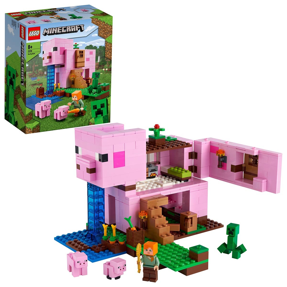 Minecraft the pig house construction set