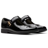 Clarks Kids Lock Magic Black Patent Shoes Clarks Kids Lock Magic Black Patent Shoes