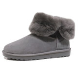 Kirkland Signature Women's Scalloped Shearling Boot in 2 Colours and 5 Sizes
