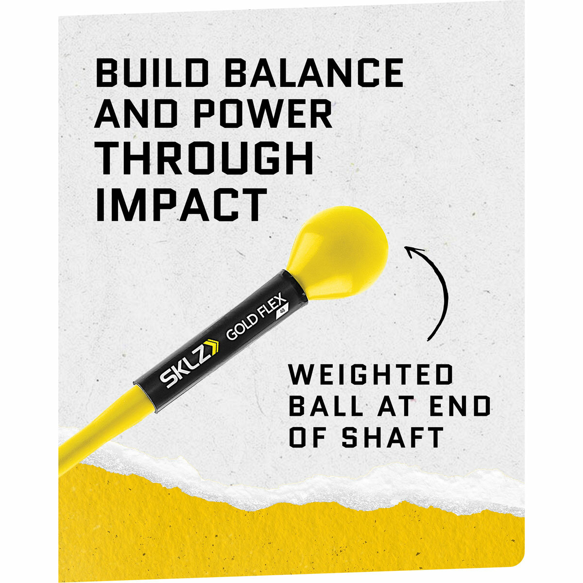 SKLZ Gold Flex Golf Swing Trainer in 2 Sizes