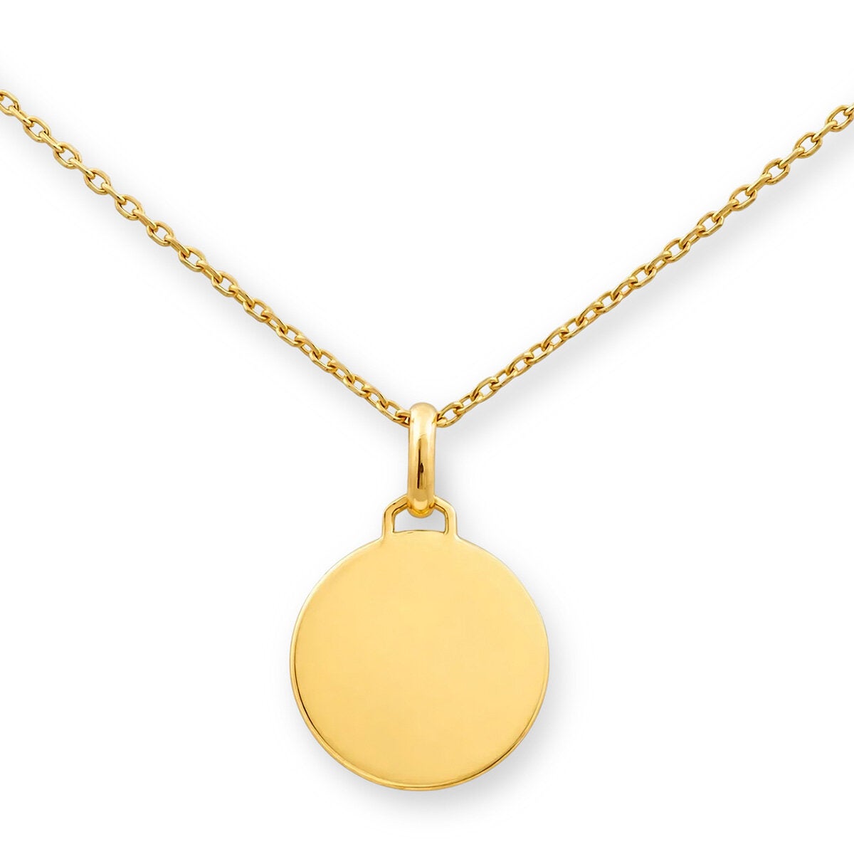 14ct Yellow Gold Disc Pendant 14ct Yellow Gold Disc Pendant