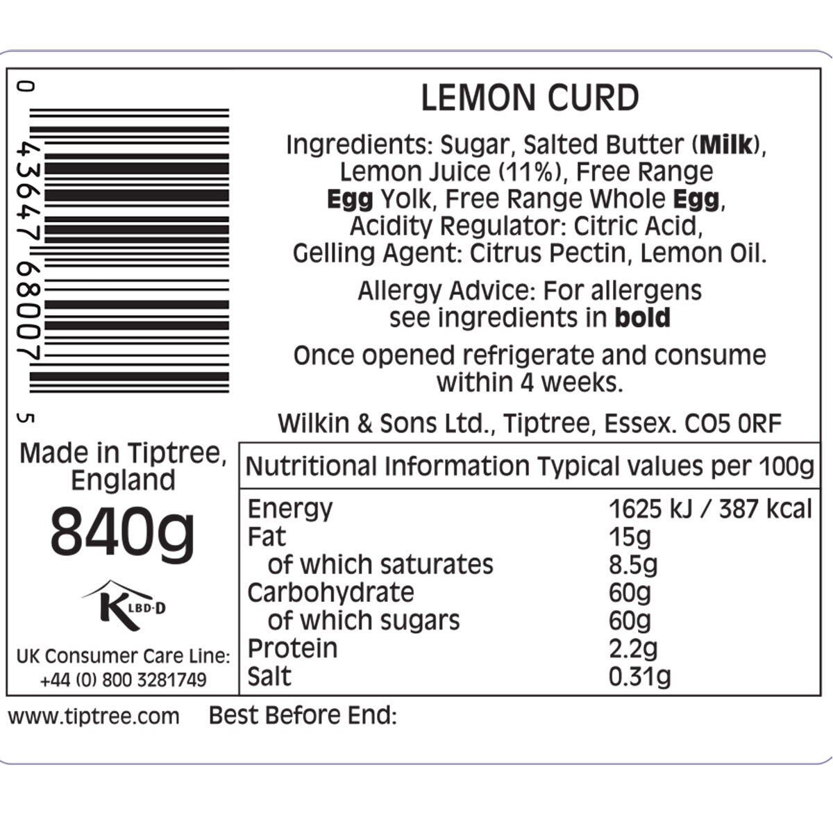 Nutritional Information