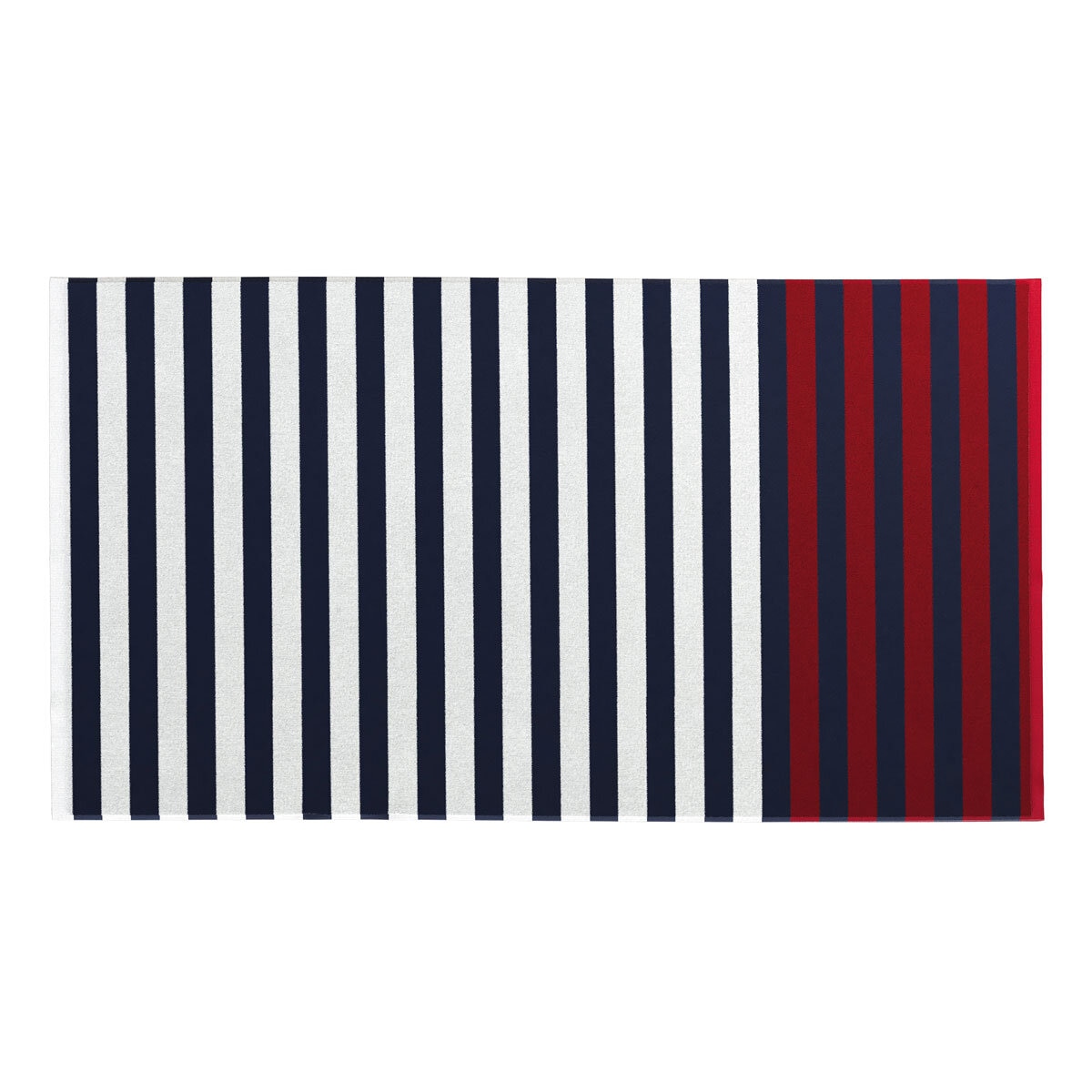 Bedeck coastal navy bath towel