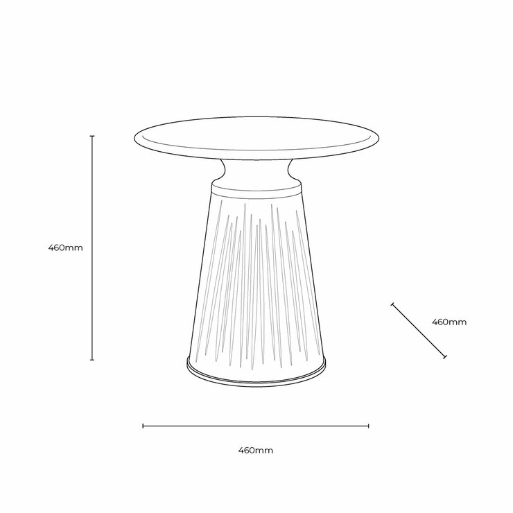 Gallery Seville Green Side Table