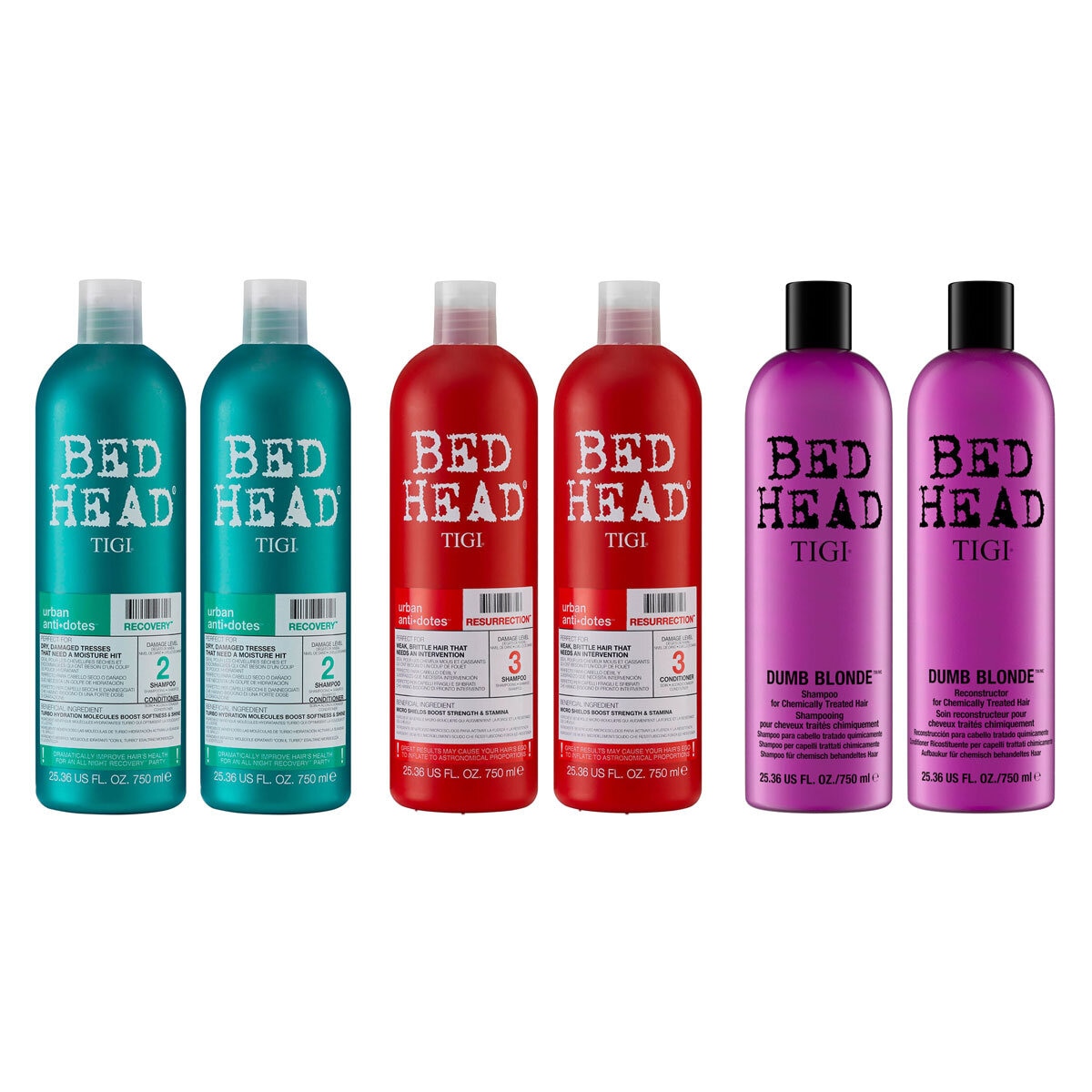 Tigi Bed Head Shampoo Conditioner In Varieties X