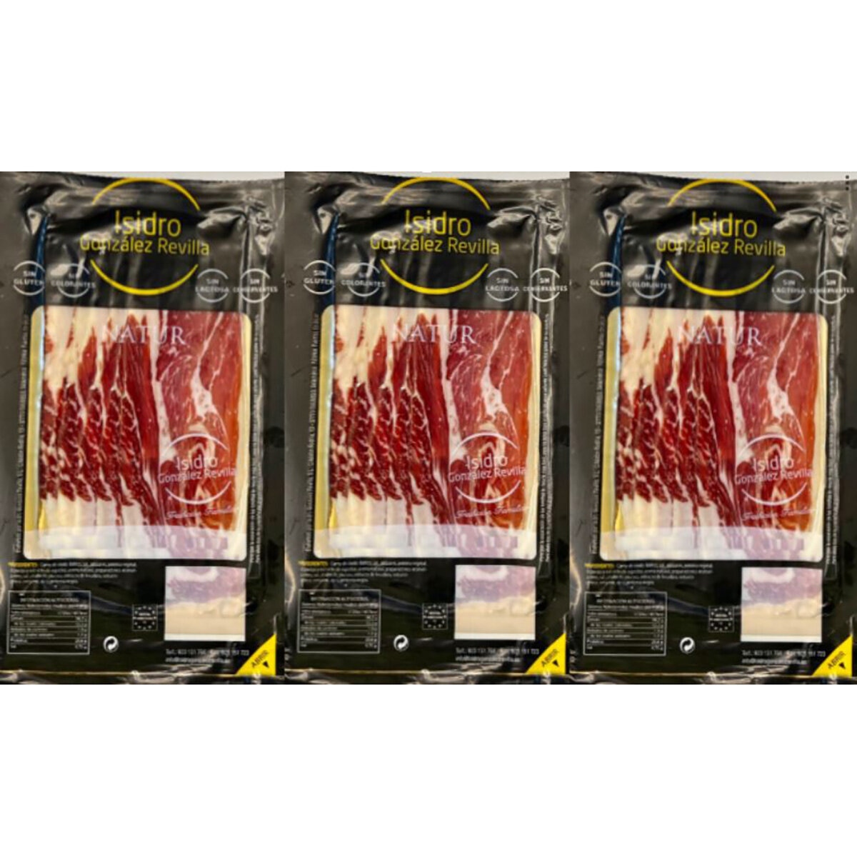Isidro Iberico Paleta, 3 x 150g