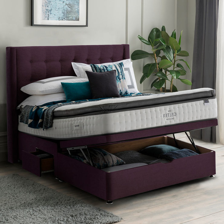 Silentnight Ottoman Divan Base With, Costco King Size Bed Frame With Drawers