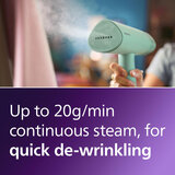 Image of Philips Handheld Steamer describing continuous steam