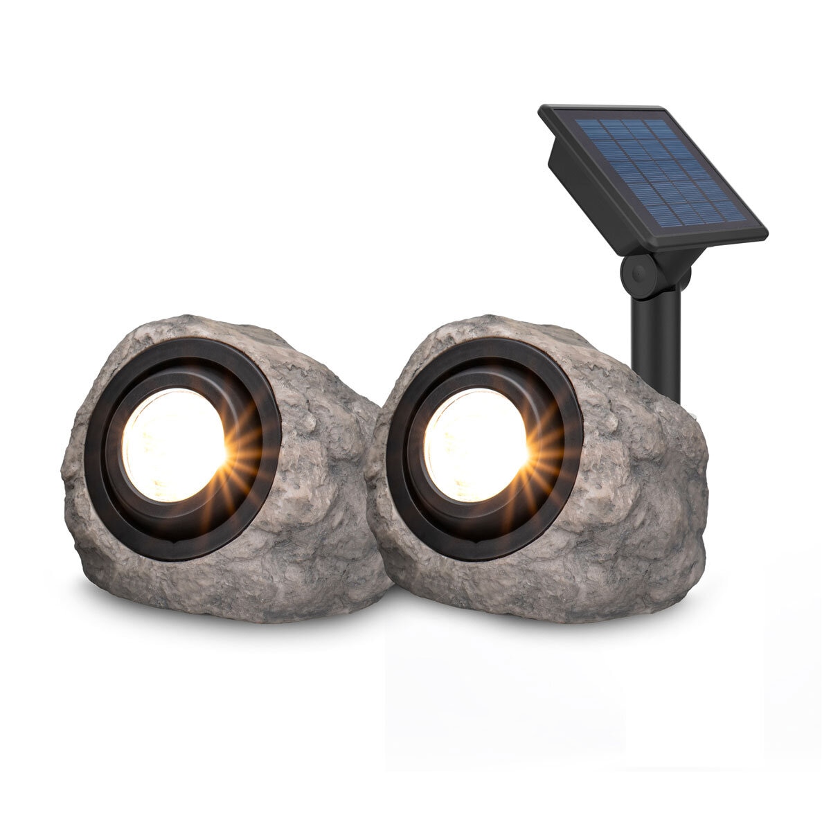 ADC LED Solar Rock Spotlight 2 pack
