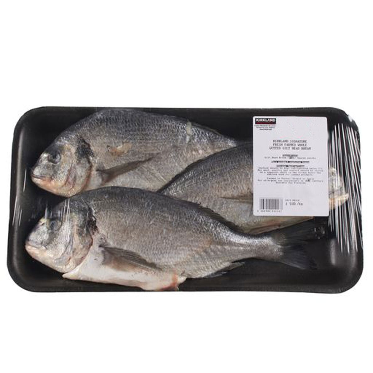 Tray of Kirkland Signature Whole Gilt Head Bream