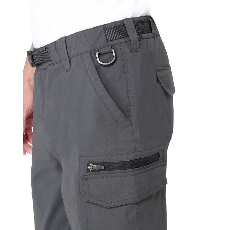 BC Clothing Men's Convertible Pant in Charcoal