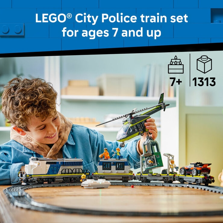 LEGO City Police Train Heist - Model 60508 (7+ Years)