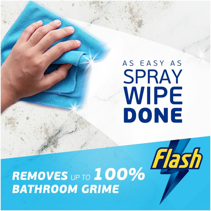 Removes up to 100% Bathroom Grime