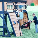 Backyard DiscoveryTimber Crossing Wooden Climbing Frame and Swing Set (3-10 Years)