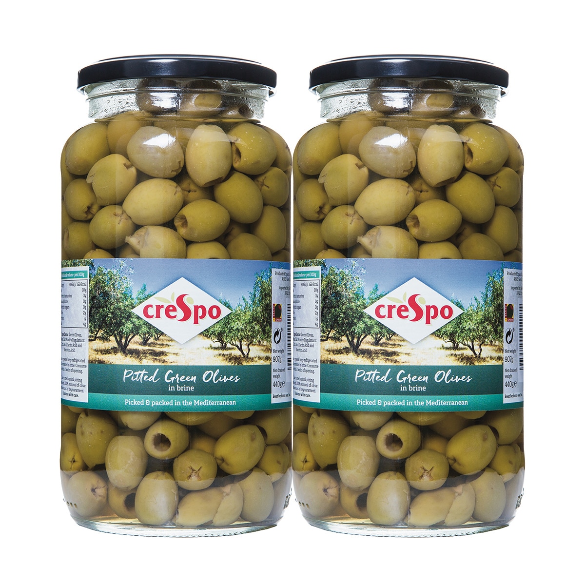 Crespo Green Pitted Olive