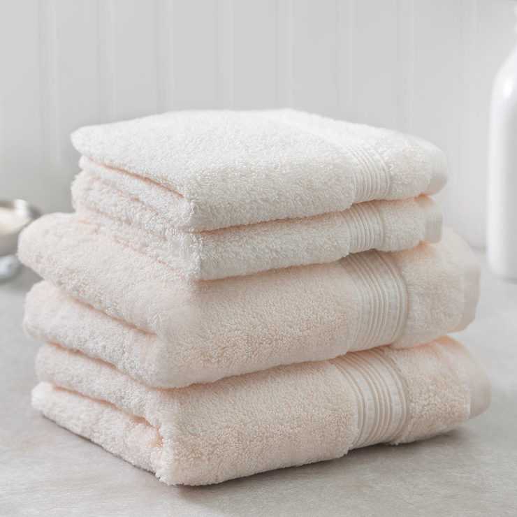 Charisma Hygro Cotton Ivory Hand and Wash Towels, 4 Pack Costco UK