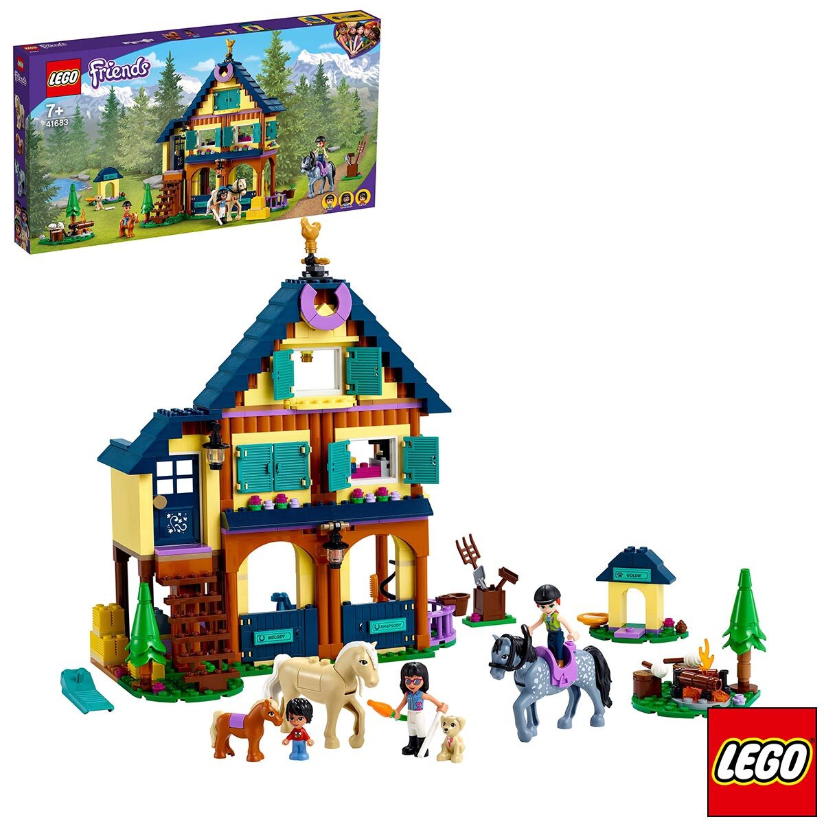 Buy LEGO Friends Forest Horseback Riding Center Box & Product Image at costco.co.uk