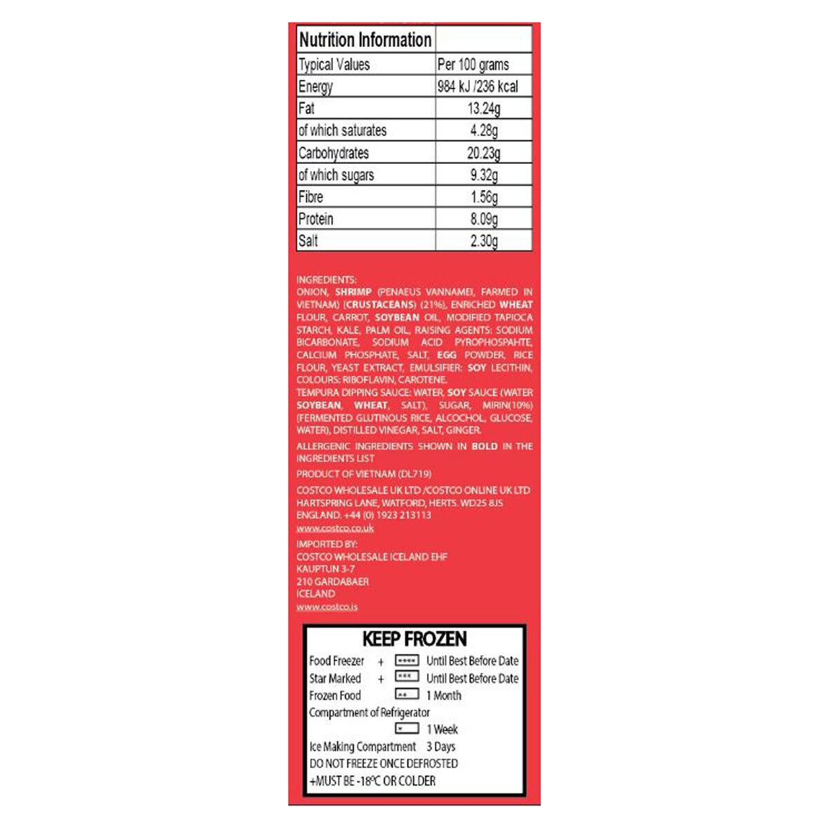 Nutritional Information