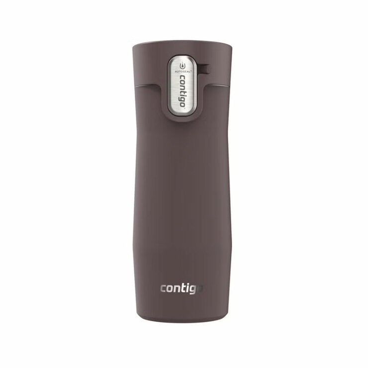 Contigo Thermal Mug 473ml, 2 Pack in Purple & Brown Contigo Thermal Mug 473ml, 2 Pack in Purple & Brown