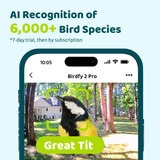 Birdfy Feeder 2 Pro Dual-Lens Smart Bird Feeder with Solar Panel