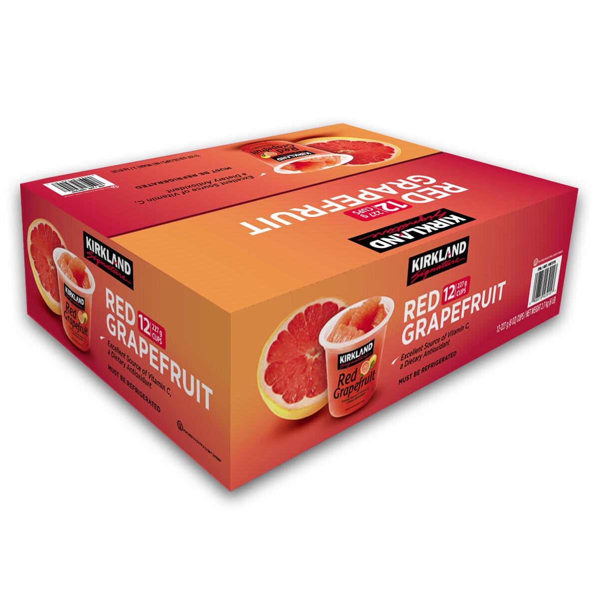 Kirkland Signature Red Grapefruit Cups, 12 x 227g