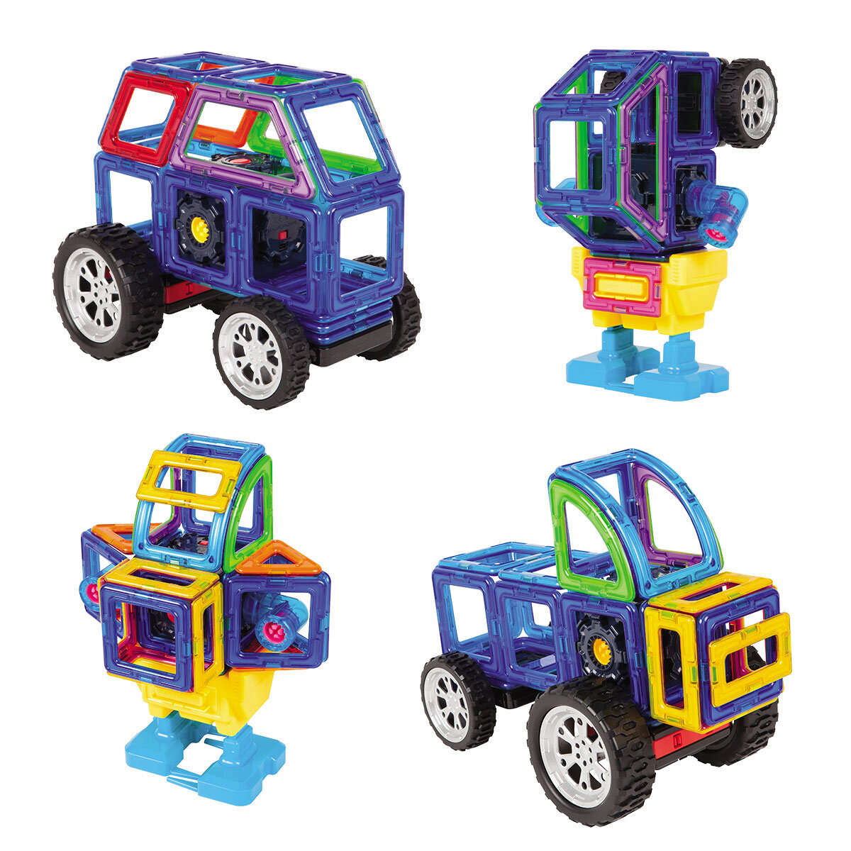 Buy Magformers Walking Robot Car Set Combined Feature3 Image at Costco.co.uk