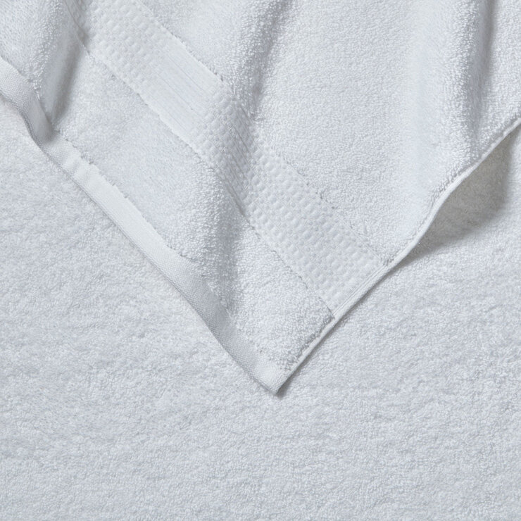 Grandeur Hydro cotton White bath towel