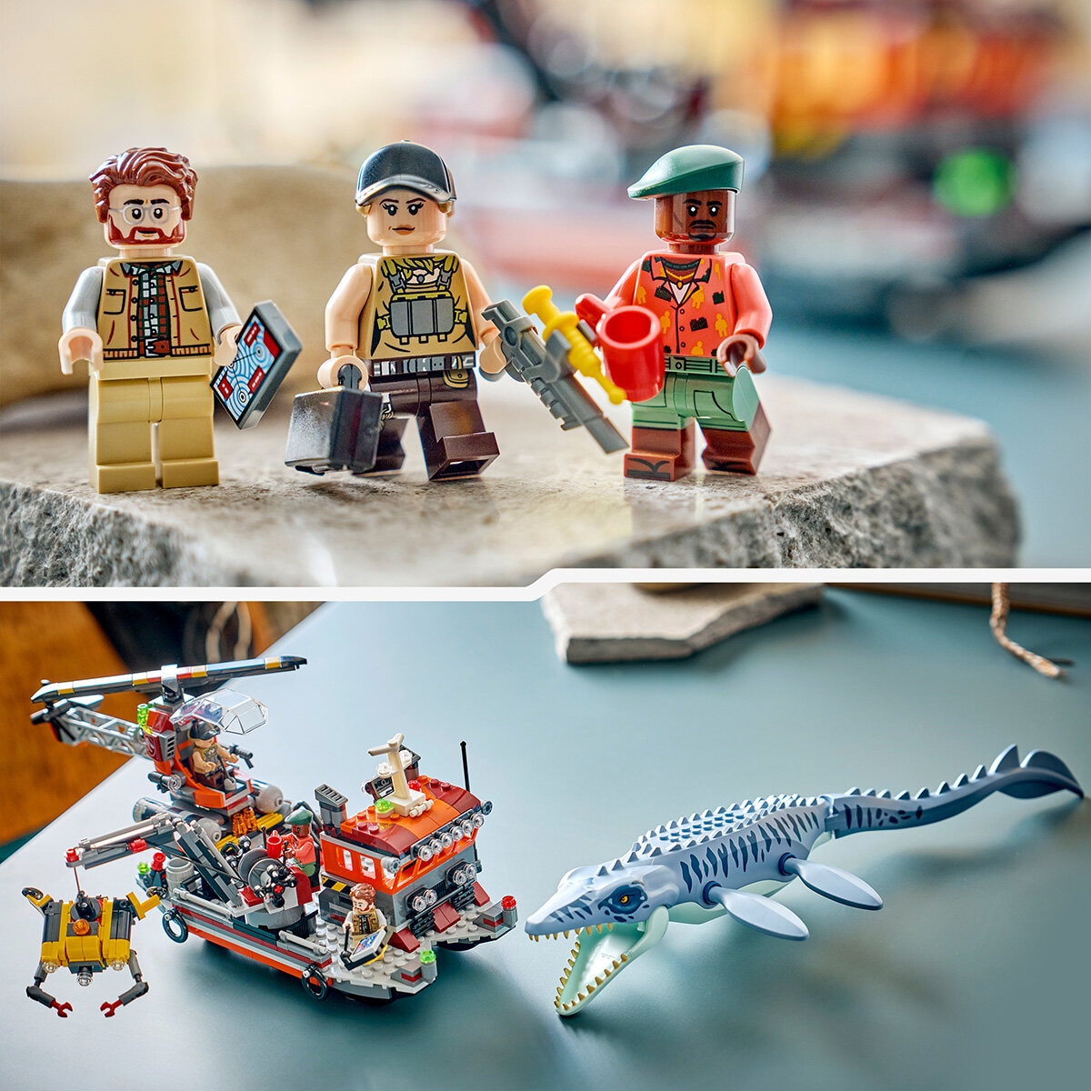 LEGO Jurassic World Mosasaurus Dinosaur Boat Attack - Model 77983 (7+ Years) LEGO Jurassic World Mosasaurus Dinosaur Boat Attack - Model 77983 (7+ Years)