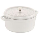 Staub 26cm Round Cast Iron Cocotte in 2 Colours