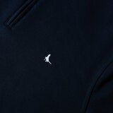 Jack Wills Men's Barchester 1/4 Zip Sweatshirt in Navy