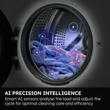 Haier HW120-B14367UUK, 12kg Washing Machine, A Rated in White