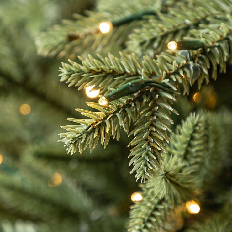 9ft ( 2.7m ) Pre-Lit Aspen Artificial Christmas Tree With 2,700 Colour-Changing Radiant Micro Twinkle LED Lights