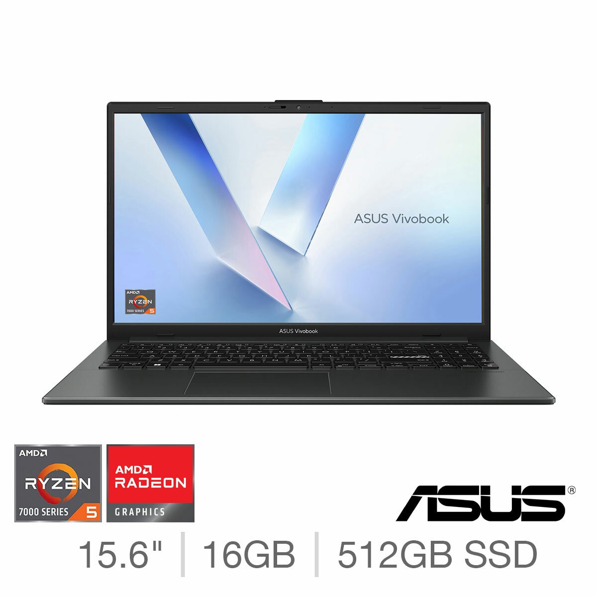 ASUS Vivobook Go, AMD Ryzen 5, 16GB RAM, 512GB SSD, 15.6 Inch Laptop, E1504FA-BQ2566W ASUS Vivobook Go, AMD Ryzen 5, 16GB RAM, 512GB SSD, 15.6 Inch Laptop, E1504FA-BQ2566W