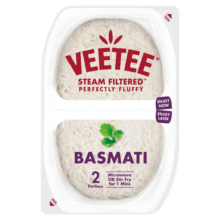 Veetee Rice and Easy Basmati, 2 x 125g
