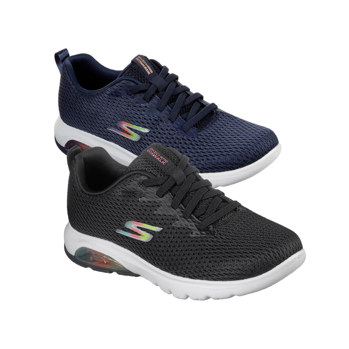 Hacer la cena Circo Rectángulo Skechers Go Walk Air Whirl Women's Shoes in 2 Colours and...