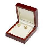 Gold South Sea Pearl Earrings, 18ct Yellow Gold