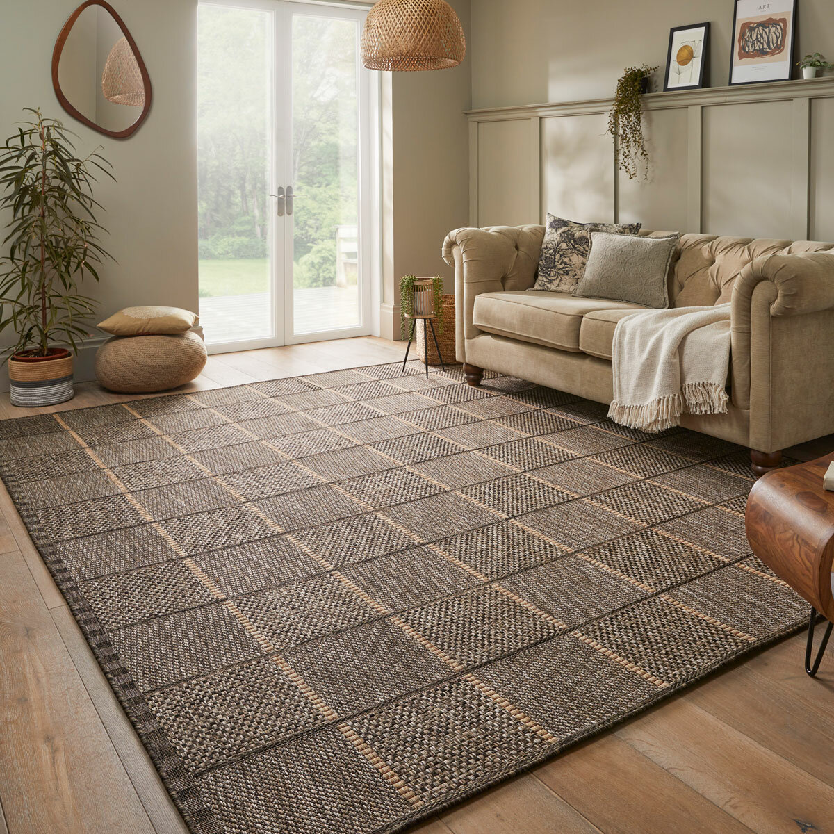 Concept Looms Sumac Mocha Indoor Outdoor Rug, in 3 Sizes