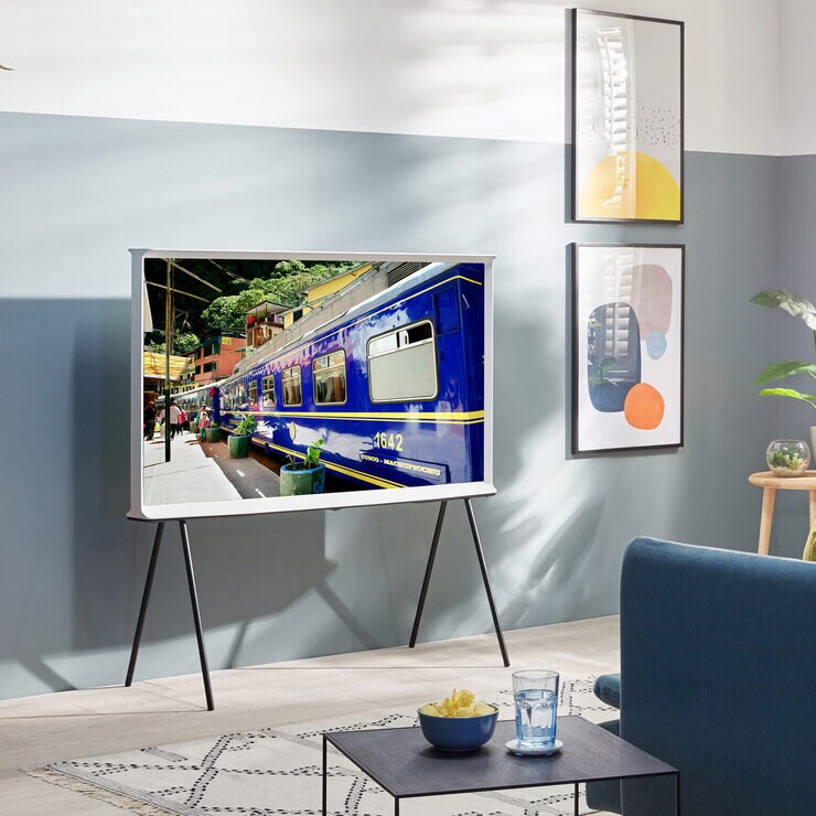 Samsung QE55LS01TAUXXU, The Serif, 55 Inch QLED 4K Ultra HD Smart TV