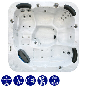 Bellagio Spas Torina 32-Jet 5 Person Hot Tub - Delivered and Installed