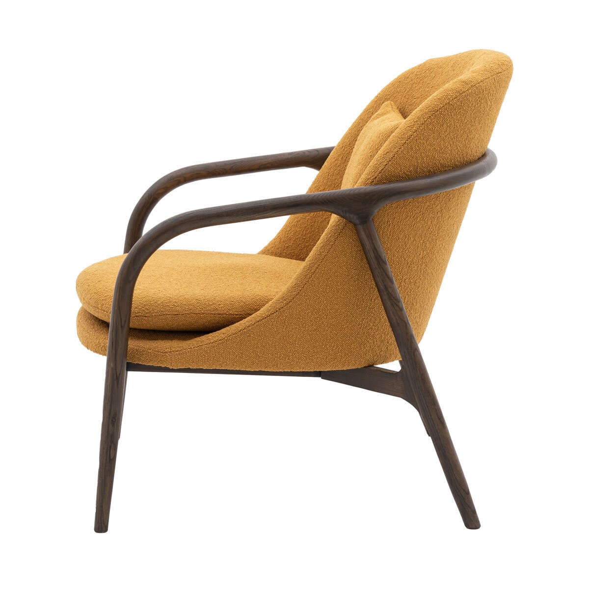 Gallery Allegra Ochre Fabric Armchair