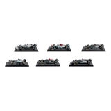 Burago 1:43 Scale Highly Detailed Formula One Cars: Mercedes 6 Pack (3+ Years)
