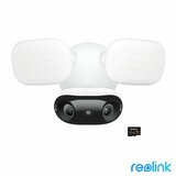 Reolink 4K 180° Battery Wi-Fi Floodlight Security Camera with 64GB SD Card