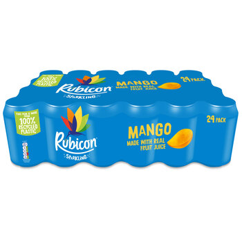 Rubicon Sparkling Mango, 24 x 330ml